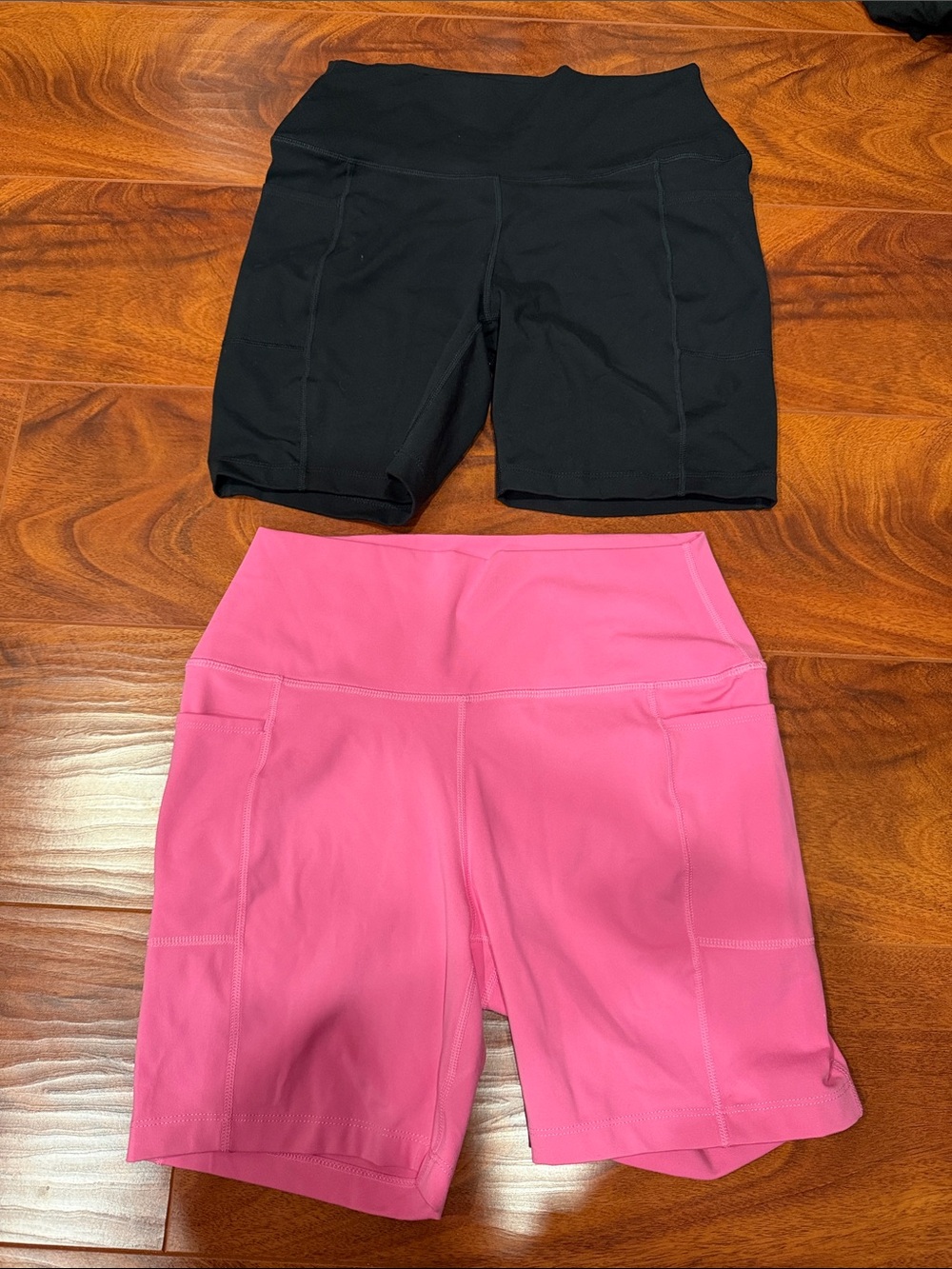 Mondetta Women’s Bike Shorts - Black & Pink Pair